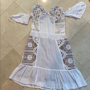 White lace for love and lemons dress